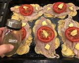 Foto del paso 4 de la receta: Reineta en cama de papas