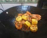 Foto langkah ke 4 dari resep Udang Lada Hitam.