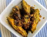 A picture of step 17 of Kairi / Raw Mango Masala Stuffed Karele.