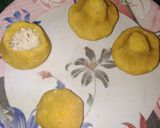 A picture of step 4 of #chana dal stuff modak post2.