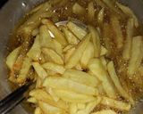 A picture of step 4 of Fried chips/frenchfries #4weekschallenge.