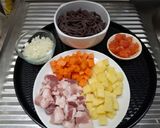 รูปขั้นตอนการทำที่ 1 ของ Black Rice Pasta Curry sauce