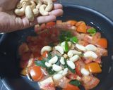 A picture of step 1 of Veg Hyderabadi Nizami Kadai.