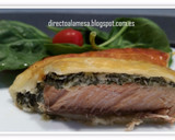 Foto del paso 7 de la receta: Salmón en hojaldre con espinacas