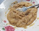 Foto langkah ke 1 dari resep Bolu Pisang 2 telur tanpa mixer.