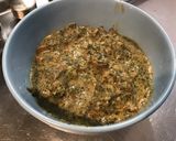 Une image de l'étape 2 de Farfalles bicolores à la crème de cèpes, jambon cru et parmesan.