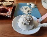 A picture of step 18 of Mini Zuccotto with Coffee Frosting and Meringue.