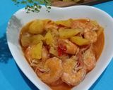 Foto langkah ke 5 dari resep Udang nanas kuah asam manis.