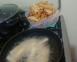 Foto del paso 1 de la receta: Papas fritas con carne y pollo