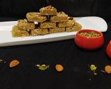 A picture of step 3 of Gur papdi.