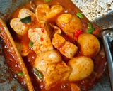 Foto langkah ke 4 dari resep Telur Tahu Bumbu Bali.