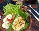 Foto langkah ke 7 dari resep Nasi Bakar Teflon Ayam Suwir Kemangi.