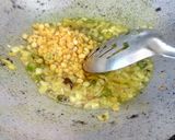 A picture of step 3 of Upma with dahi handi.