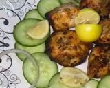 A picture of step 6 of Chicken Angara kabab.