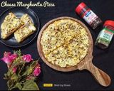 A picture of step 6 of Classic Cheese Margherita Pizza.