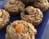 Foto del paso 8 de la receta: Muffins integrales de manzana y canela (relleno 🎁)