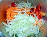 A picture of step 4 of Som Tam / Thai Green Papaya Salad.