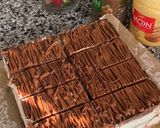 صورة لخطوة 1 من وصفة تشيز كيك الترامسيو بالفراولة و شكولاطة 🍫🍓