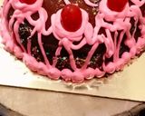 A picture of step 7 of Eggless chocolate ganache cake.