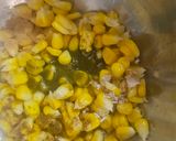A picture of step 3 of Corn chaat.