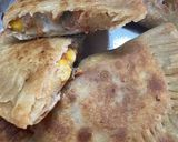 A picture of step 4 of Veggie stuff pockets.