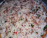 A picture of step 9 of Chicken pizza with crazy dough.