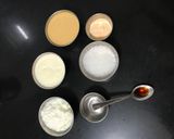 A picture of step 1 of Caramel flan.