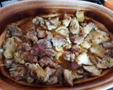 Baranyai kanászpörkölt cserépedényben recept fázis 3 fotója