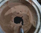 A picture of step 2 of Grilled Banana Chocolate Pan Cake.