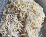 Foto del paso 6 de la receta: Pasta con salsa bechamel y pollo empanizado 🍗🍝