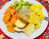 Foto del paso 2 de la receta: Ensalada de Frutas con Quinua Para el Desayuno !🍍🍎🥝🍋🌺👌