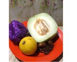 Foto langkah ke 1 dari resep Diet Juice Melon Lemon Dates Purple Cabbage.