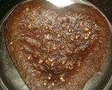 A picture of step 2 of Brownie with ice-cream.