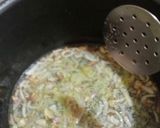 A picture of step 2 of Achari masoor pulao.