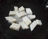 A picture of step 4 of Palak paneer.