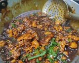A picture of step 7 of Chineese vegetable manchurian and ponda noodle#challenge.