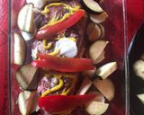 Foto del paso 2 de la receta: Lomo de cerdo con ensalada y vegetales al horno!!👌