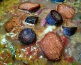 Foto del paso 6 de la receta: PAPAS En Canasta con Zaragozas(alubias), a la Española...!