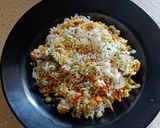 A picture of step 3 of Beetroot Mixed Vegetable Raita.