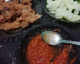 Foto langkah ke 5 dari resep Nasi Lalap khas Kota Tarakan.