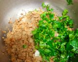 A picture of step 4 of Crunchy garlicky pearl millet vaghariyu.