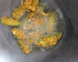 A picture of step 3 of Bitter gourd pakoda.