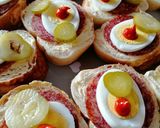 Retro szendvics falatkák recept fázis 2 fotója
