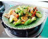 รูปขั้นตอนการทำที่ 5 ของ บวบผัดไข่,,,🍅🥒🥚🥒🍅 #กินผักรักสุขภาพ7