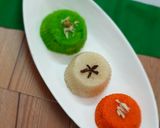 तिरंगा रवा हलवा(tiranga rava recipe in hindi) रेसिपी चरण 5 फोटो