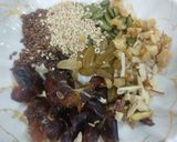 A picture of step 2 of Chia seeds with apple healthy breakfast.
