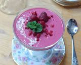 Une image de l'étape 3 de 🍧Mousse crémeuse au tofu soyeux et framboises (veggie).