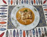 Foto del paso 11 de la receta Filetes de merluza en salsa de gambas