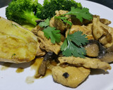 Foto del paso 13 de la receta: Filetes de pollo agridulces con manzana y champiñones