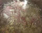 A picture of step 3 of Congee for the Instant Pot.